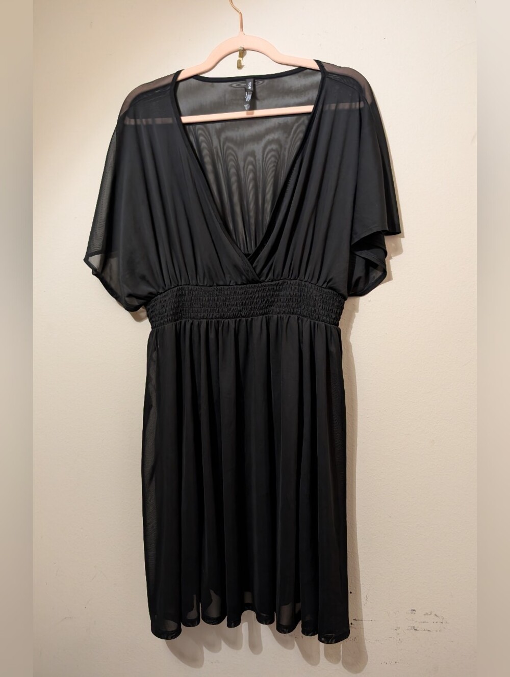 Torrid Mesh Dress or Swim Cover Up Black Size 1